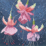 click here to view larger image of Mini Fuchsia  (counted cross stitch kit)
