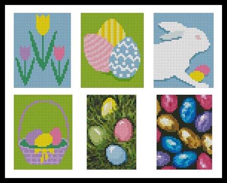 click here to view larger image of Easter Cards (chart)