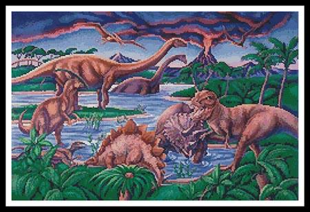 click here to view larger image of Dinosaurs  (Gail Gastfield) (chart)