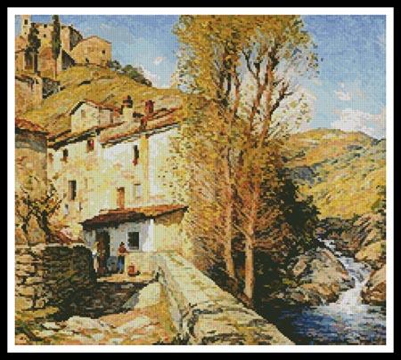 click here to view larger image of Old Mill Pelago Italy  (Willard Leroy Metcalf) (chart)
