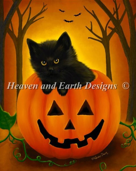 click here to view larger image of Halloween Kitten (chart)