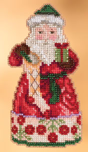 click here to view larger image of Christmas Spirit Santa (2013) (counted cross stitch kit)