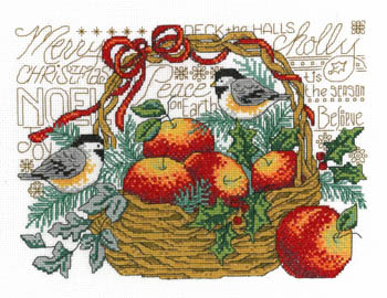 click here to view larger image of Apple Basket Chickadees (chart)