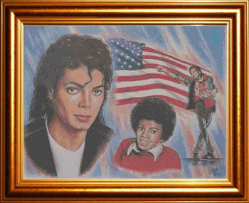 click here to view larger image of Michael Jackson - American Legend (chart)