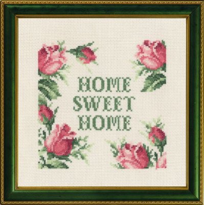 click here to view larger image of Home Sweet Home (counted cross stitch kit)