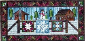 click here to view larger image of Airing the Winter Quilts (counted canvas chart)