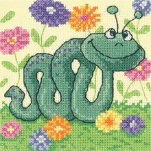 click here to view larger image of Snake - Cross Stitch Critters - Aida (counted cross stitch kit)
