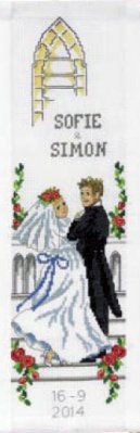 click here to view larger image of Wedding Announcement (counted cross stitch kit)