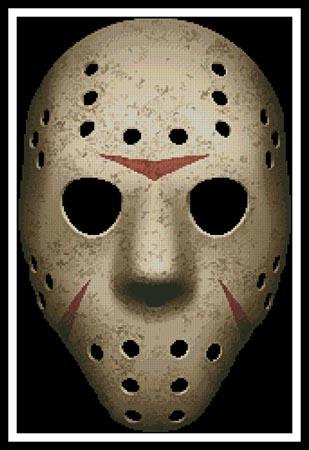 click here to view larger image of Scary Hockey Mask (chart)