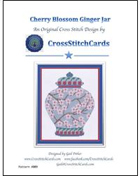click here to view larger image of Cherry Blossom Ginger Jar (chart)