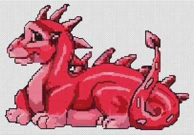 click here to view larger image of Adorable Dragon (chart)