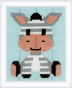 click here to view larger image of Zebra (counted canvas kit)