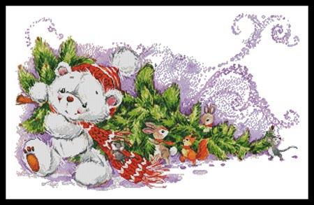 click here to view larger image of Christmas Teddy and Friends (chart)