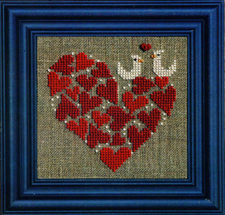click here to view larger image of Heart of Hearts (counted cross stitch kit)