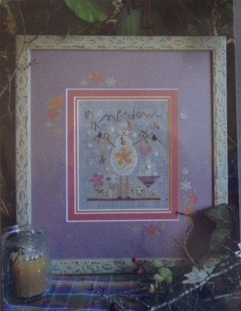 click here to view larger image of Wisteria Snowman (counted cross stitch kit)