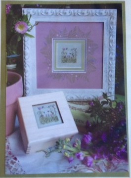 click here to view larger image of Spring Box (counted cross stitch kit)