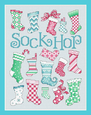 click here to view larger image of Christmas Sock Hop (chart)