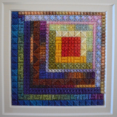 click here to view larger image of Quilt Squared III (counted canvas chart)