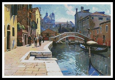 click here to view larger image of Canal in Venice (chart)