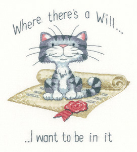 click here to view larger image of Where There's a Will - Aida (counted cross stitch kit)
