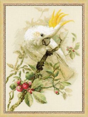 click here to view larger image of White Cockatoo (counted cross stitch kit)
