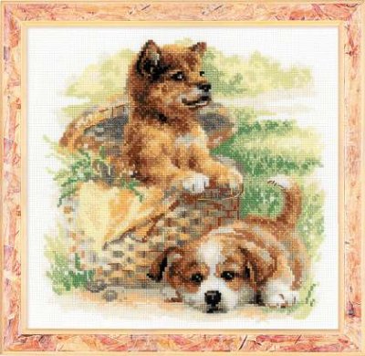 click here to view larger image of Tender Age (counted cross stitch kit)