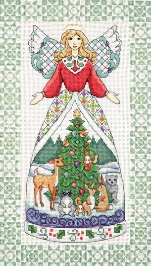 click here to view larger image of Winter Angel (counted cross stitch kit)