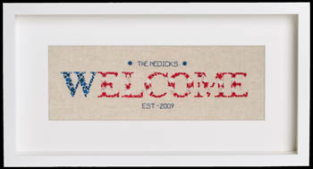 click here to view larger image of Starburst Patriotic Welcome (chart)
