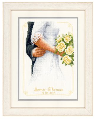 click here to view larger image of Bridal Bouquet (counted cross stitch kit)
