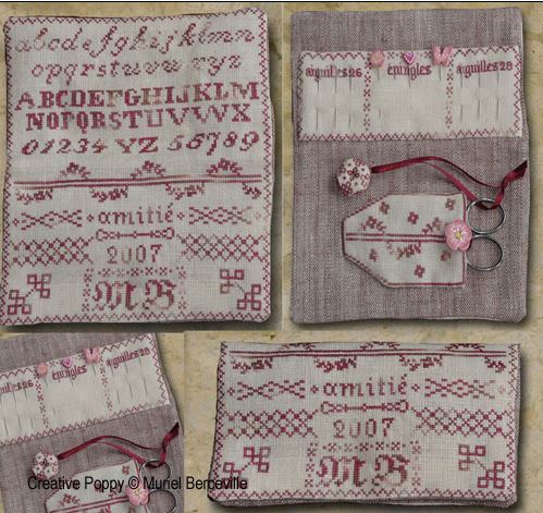 click here to view larger image of Pins and Needles Needlework Wallet (chart)