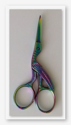 click here to view larger image of Rainbow Stork Scissors (accessory)