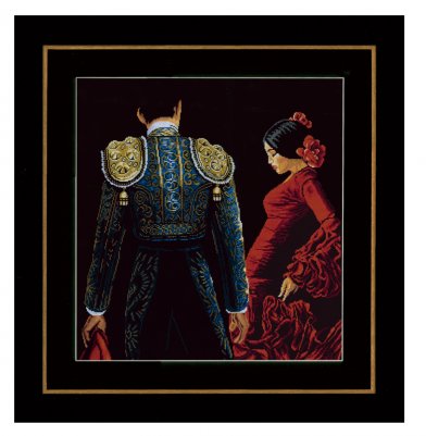 click here to view larger image of Dancing in Passion (counted cross stitch kit)