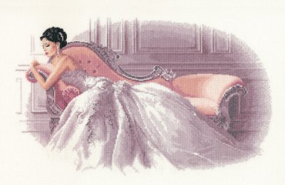 click here to view larger image of Vanessa - Elegance (27ct) (counted canvas kit)