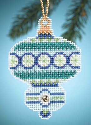 click here to view larger image of Blue Topaz - Christmas Jewels (counted cross stitch kit)