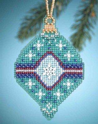 click here to view larger image of Jade - Christmas Jewels (counted cross stitch kit)