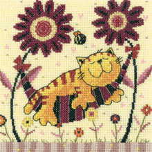 click here to view larger image of Forty Winks - Catz (27ct) (counted cross stitch kit)