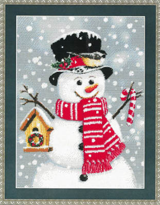 click here to view larger image of Birdhouse Snowman (chart)