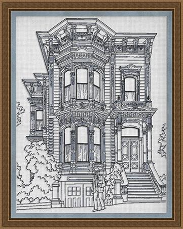 click here to view larger image of Old House Monochrome Vintage Nostalgia (chart)