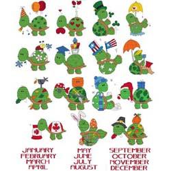 click here to view larger image of Calendar Turtles Combo (book)
