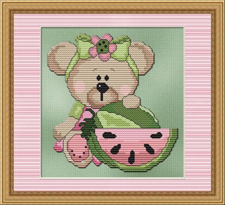 click here to view larger image of Watermelon Bear (chart)