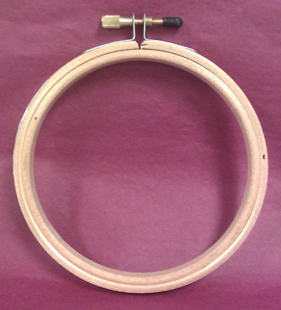 click here to view larger image of Wood Embroidery Hoop - 4 in (accessory)