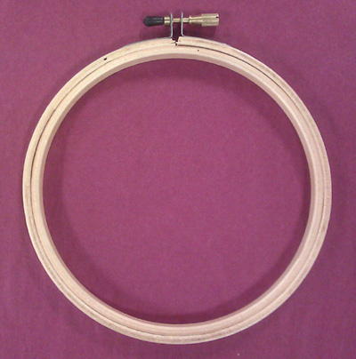 click here to view larger image of Wood Embroidery Hoop - 5 in (accessory)