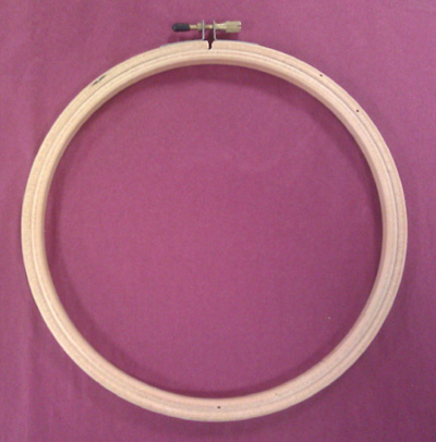 click here to view larger image of Wood Embroidery Hoop - 7in (accessory)