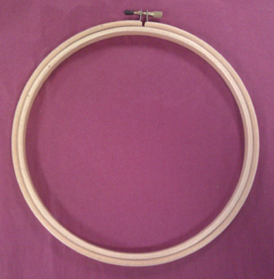 click here to view larger image of Wood Embroidery Hoop - 8in (accessory)