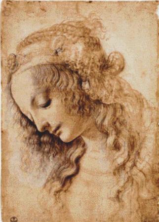 click here to view larger image of Woman's Head  (Leonardo da Vinci) (chart)