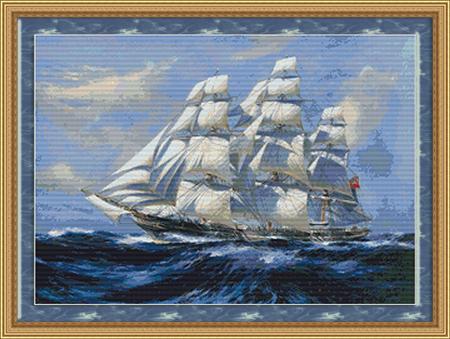 click here to view larger image of Tea Clipper Sailing Ship, The (chart)
