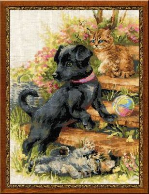click here to view larger image of On the Holiday (counted cross stitch kit)