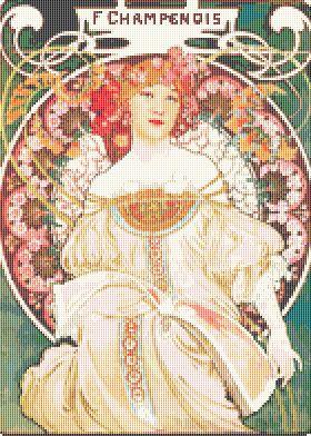 click here to view larger image of Champenois (Alphonse Mucha) (chart)