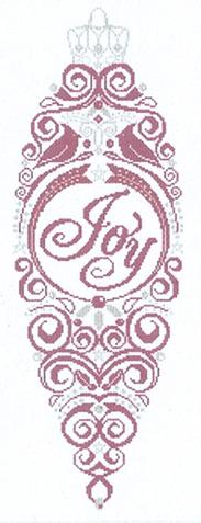 click here to view larger image of Joy Ornament (chart)