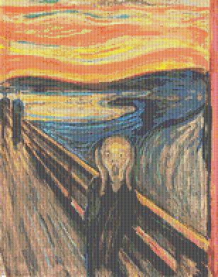 click here to view larger image of Scream, The (Edvard Munch) (chart)